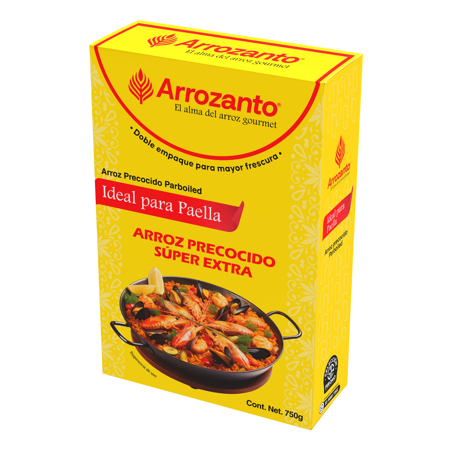 Arroz Precocido Súper Extra, Ideal para Paella, Arrozanto