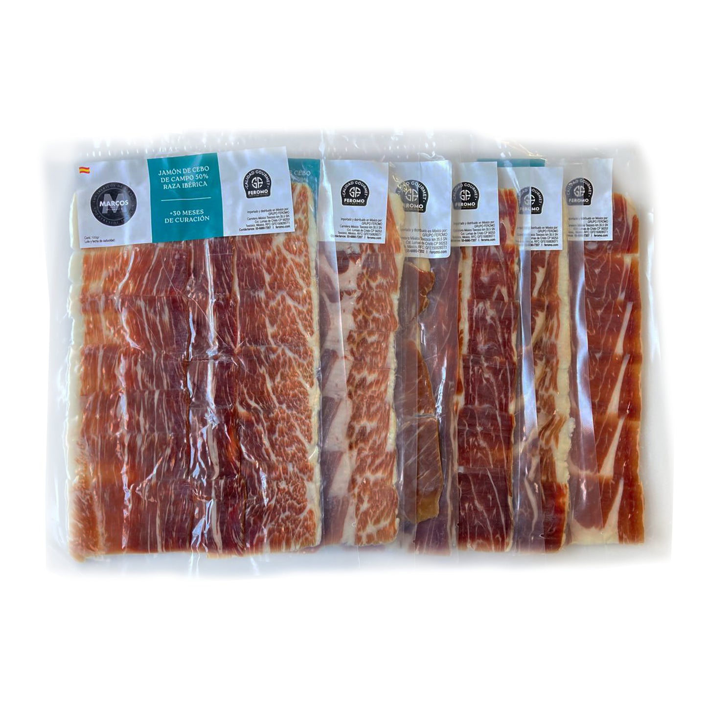 Jamón de Cebo de Campo 50% Ibérico, Paquete 100g, Marcos Salamanca