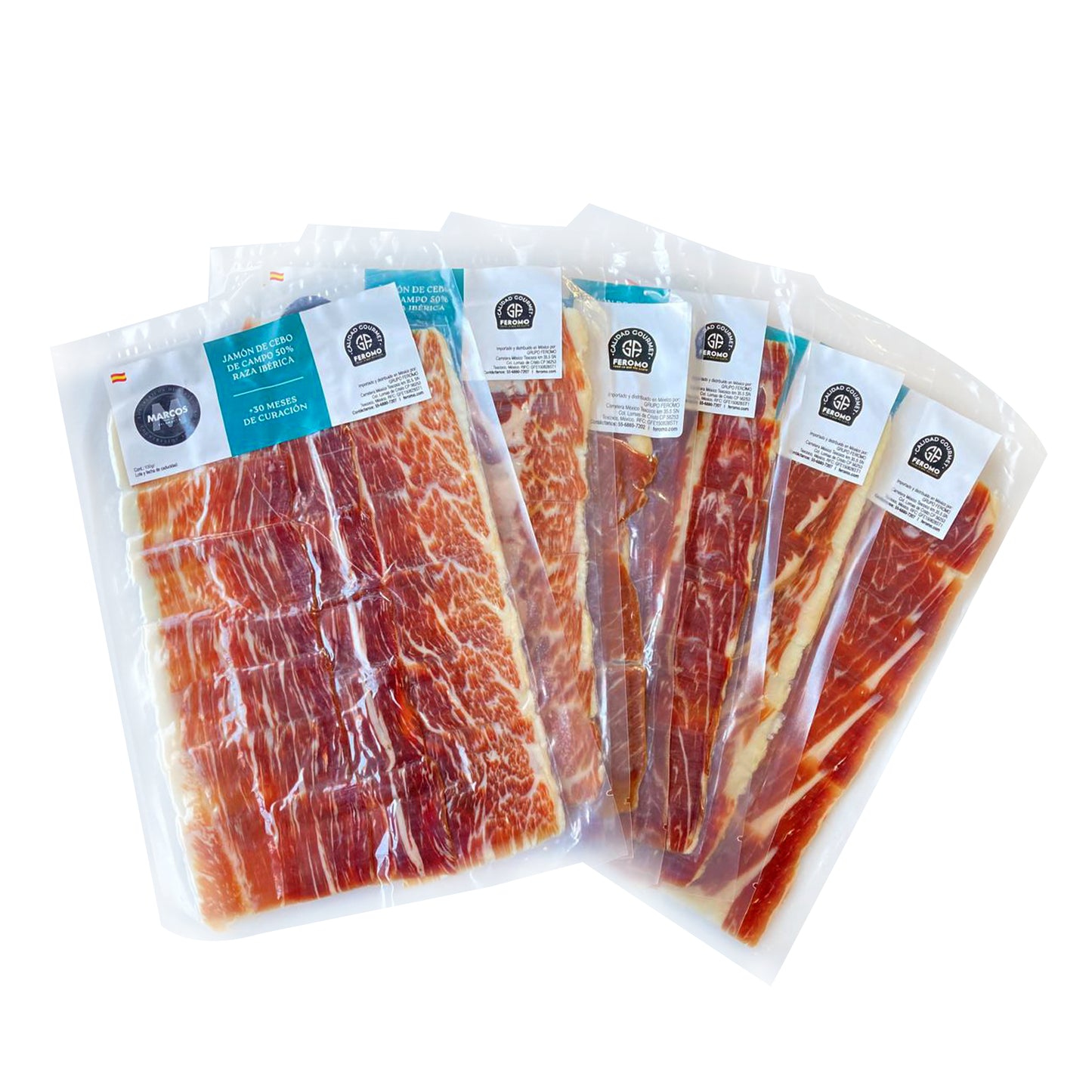 Jamón de Cebo de Campo 50% Ibérico, Paquete 100g, Marcos Salamanca