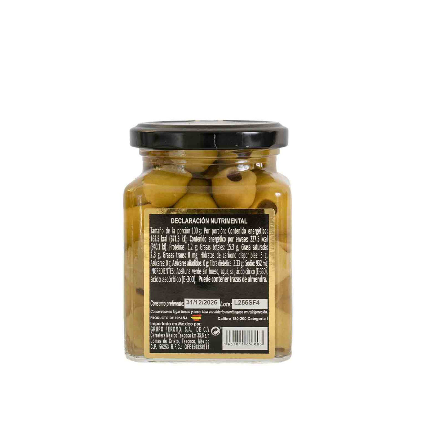 Aceituna Manzanilla Sin Hueso, 300g