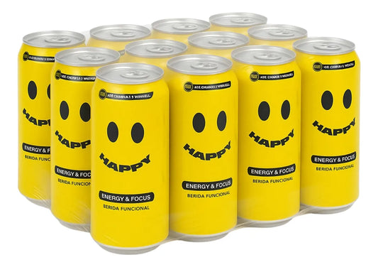 Be Happy Bebida Funcional Sabor Limón, 12 Piezas
