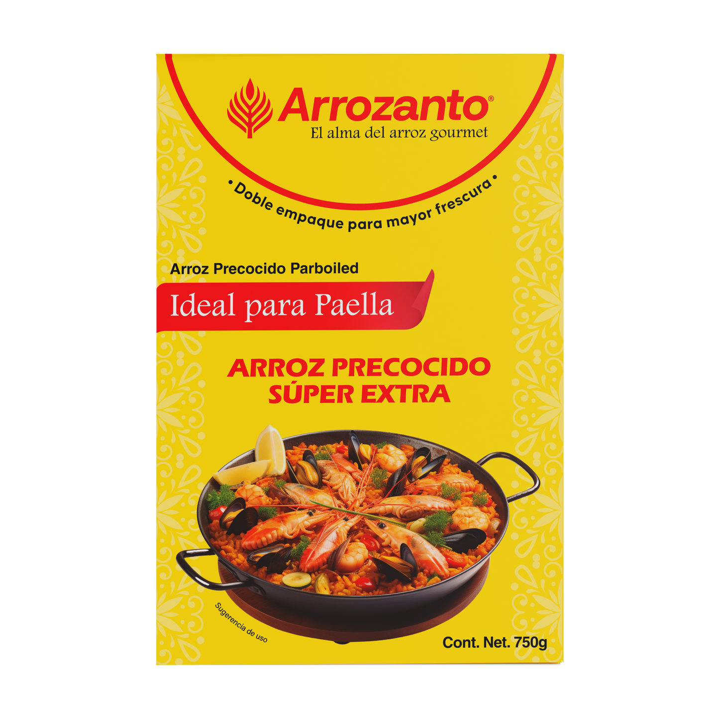 Arroz Precocido Súper Extra, Ideal para Paella, Arrozanto 750 gr