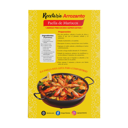 Arroz Precocido Súper Extra, Ideal para Paella, Arrozanto 750 gr