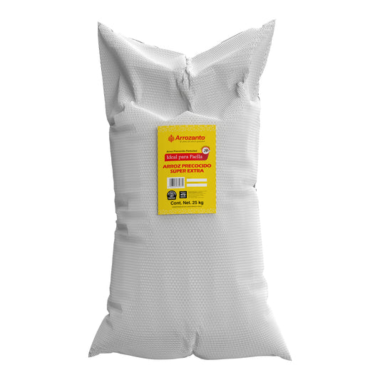 Arroz Precocido Súper Extra, Ideal para Paella, Arrozanto 25 kg