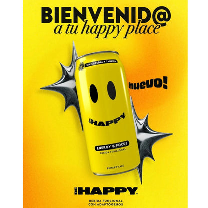 Be Happy Bebida Funcional Sabor Limón, 1 Pieza