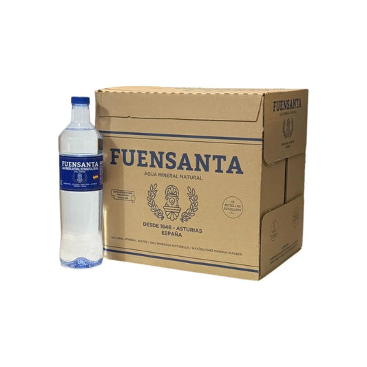 Caja de Agua Mineral Natural, Excellent, 1L