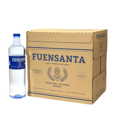 Caja de Agua Mineral Sin Gas, Excellent PET, 1 LT, 12 pzs